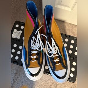 Colorful High-Top Women's Sneakers